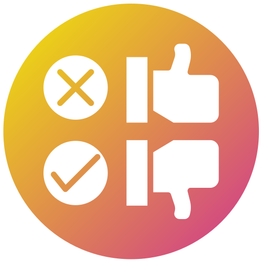 Complain free icon Complain free icon