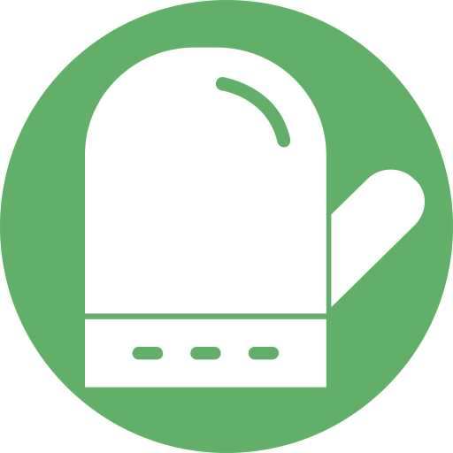 guante para el horno icono gratis