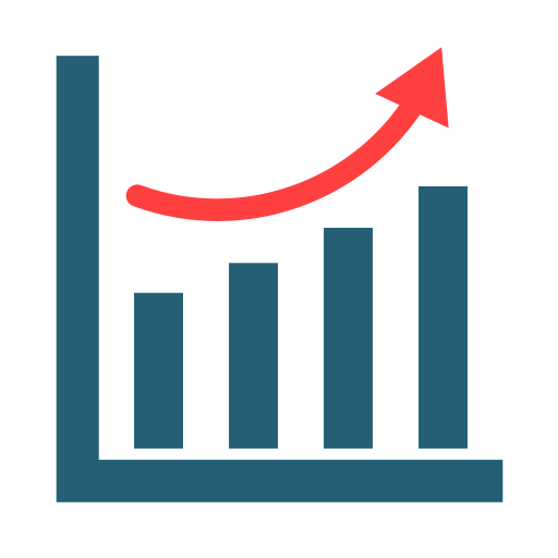 gráfico de barras icono gratis