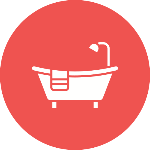 baignoire Icône gratuit baignoire Icône gratuit