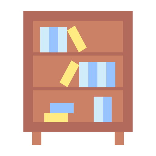 estante para libros icono gratis