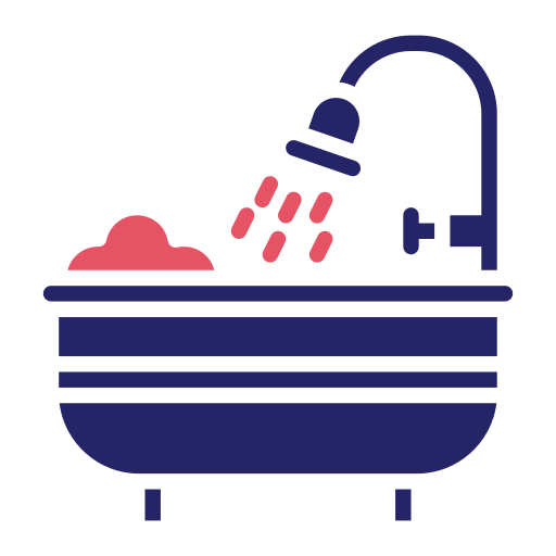 baignoire Icône gratuit baignoire Icône gratuit