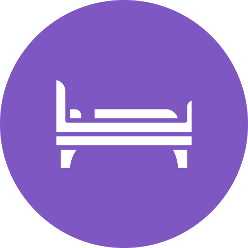 Single bed free icon