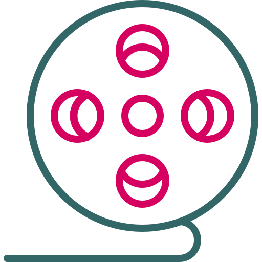 rollo de película icono gratis