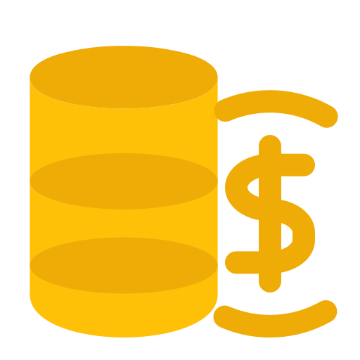 monedas icono gratis