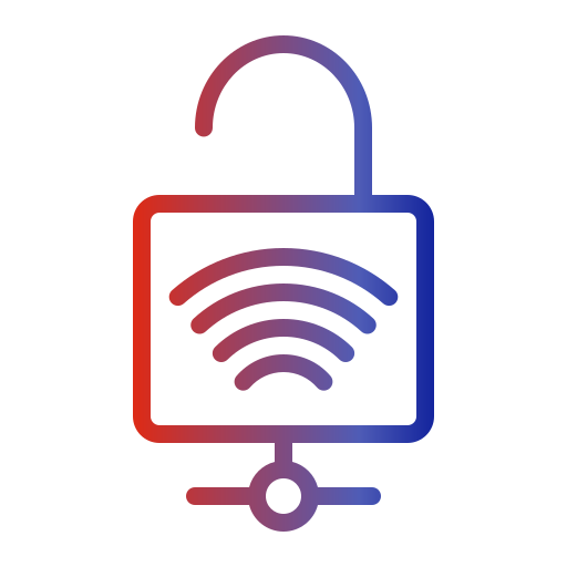 conexión segura icono gratis