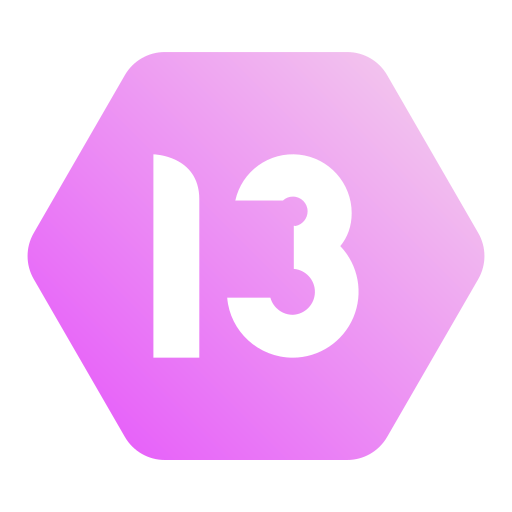 treize Icône gratuit treize Icône gratuit