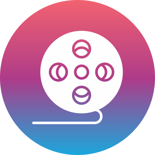 rollo de película icono gratis