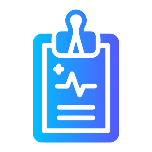 informe médico icono gratis