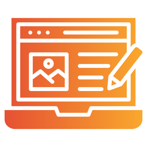 redacción de contenidos icono gratis