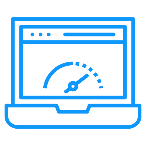 velocidad de página icono gratis