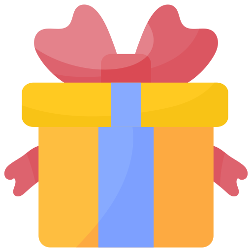 caja de regalo icono gratis