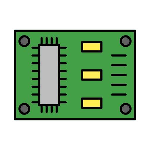 placa pcb icono gratis