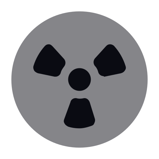 Radiation free icon