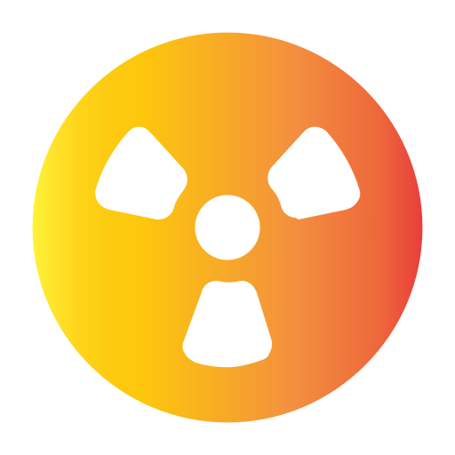 Radiation free icon