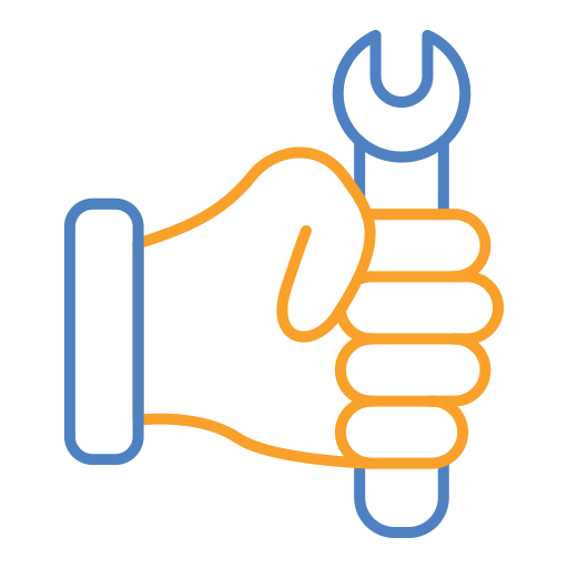 Maintenance free icon