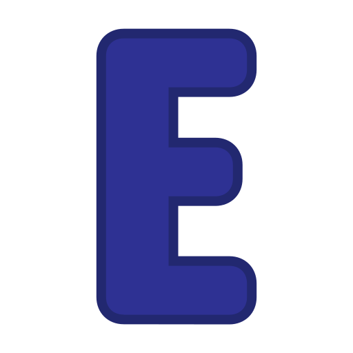 Letter e - Free education icons