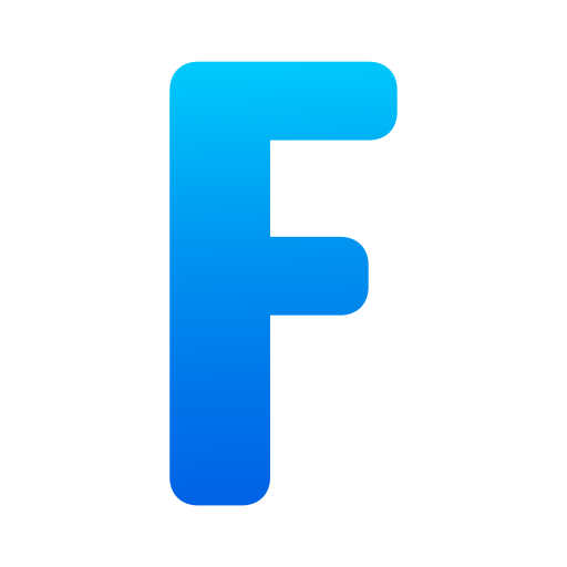 Letter f - Free education icons