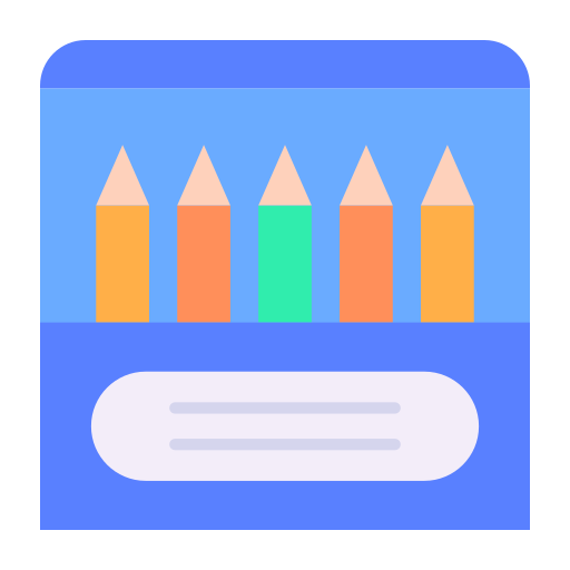 crayons Icône gratuit