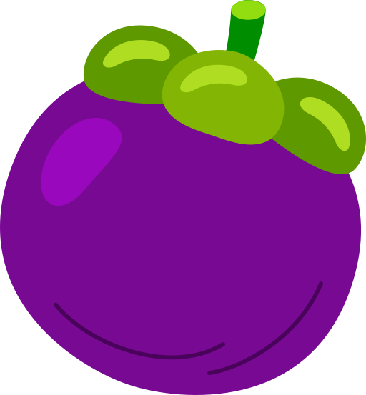 mangostán icono gratis