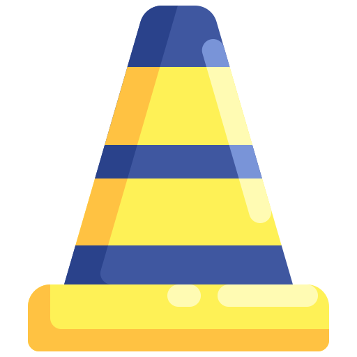 cône de signalisation Icône gratuit cône de signalisation Icône gratuit