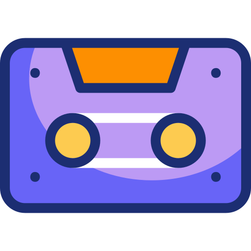 Cassette - Free multimedia icons