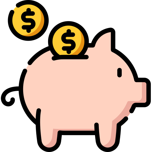 Piggy bank free icon