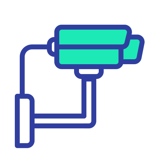 circuito cerrado de televisión icono gratis