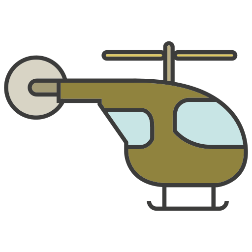 helicóptero icono gratis