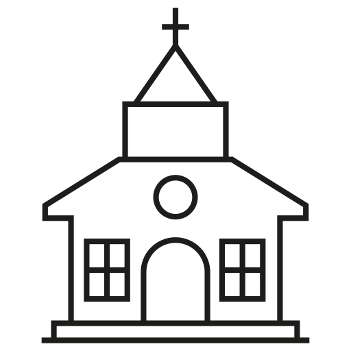 Église Icône gratuit Église Icône gratuit