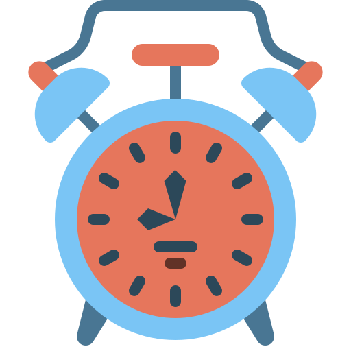 Alarm clock free icon Alarm clock free icon