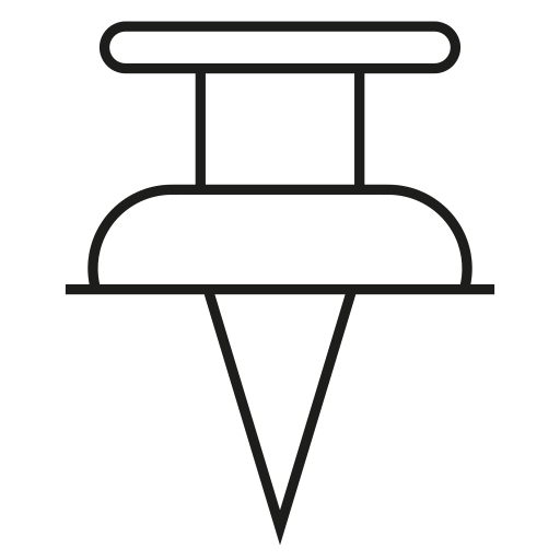 alfiler icono gratis