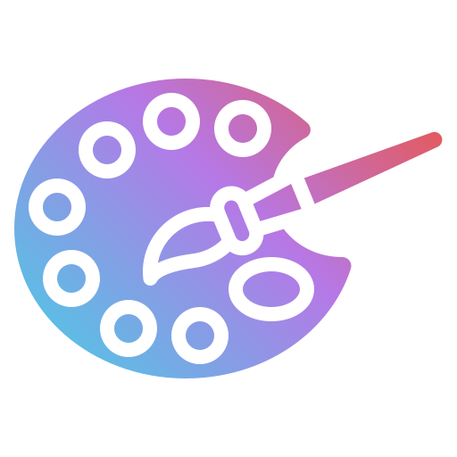 Палитра красок бесплатно иконка