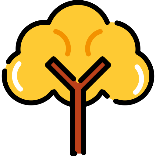 árbol de otoño icono gratis