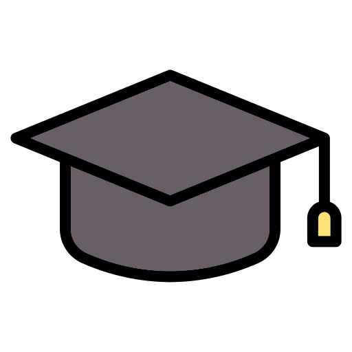 gorro de graduación icono gratis