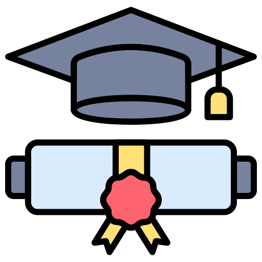 graduación icono gratis