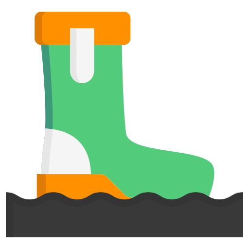 botas de lluvia icono gratis