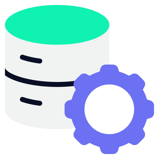 gestión de base de datos icono gratis