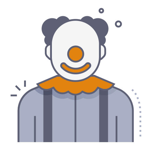 clown Icône gratuit clown Icône gratuit