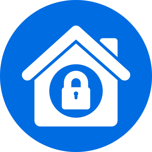 seguridad de casa icono gratis