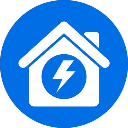 icono de la casa de energía icono gratis