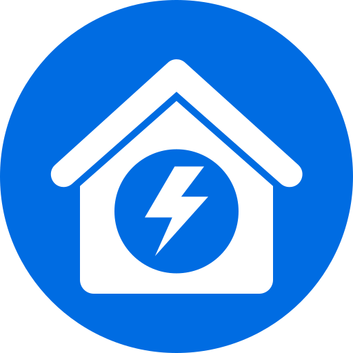 icono de la casa de energía icono gratis