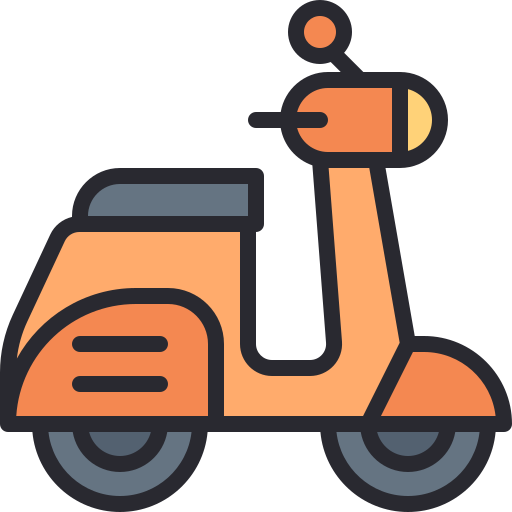 scooter Icône gratuit scooter Icône gratuit