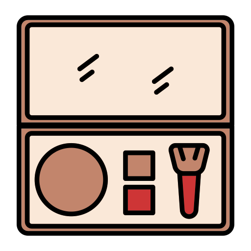 kit de maquillaje icono gratis