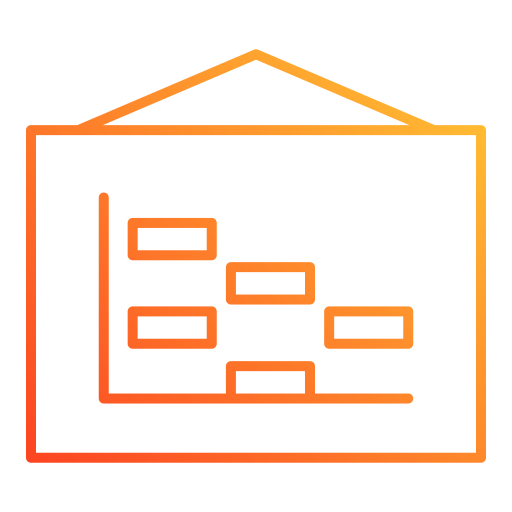 gráfico de gantt icono gratis