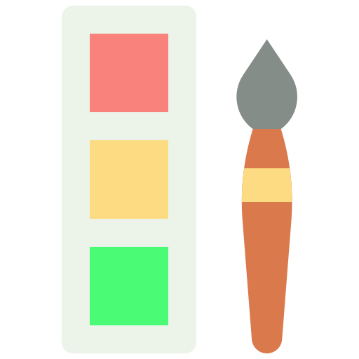 paleta de color icono gratis