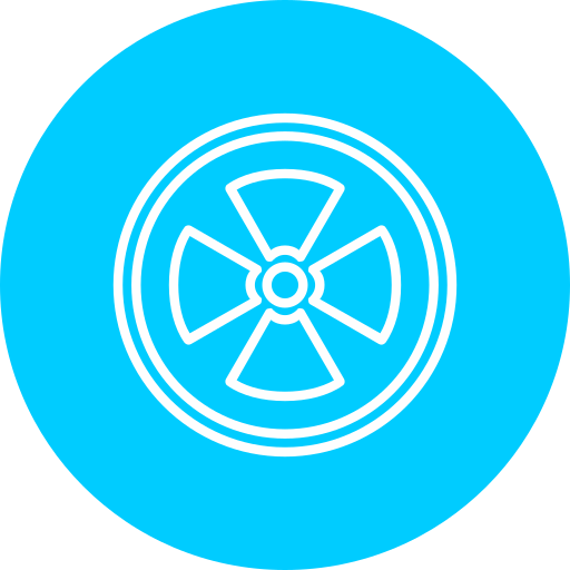 radiación icono gratis