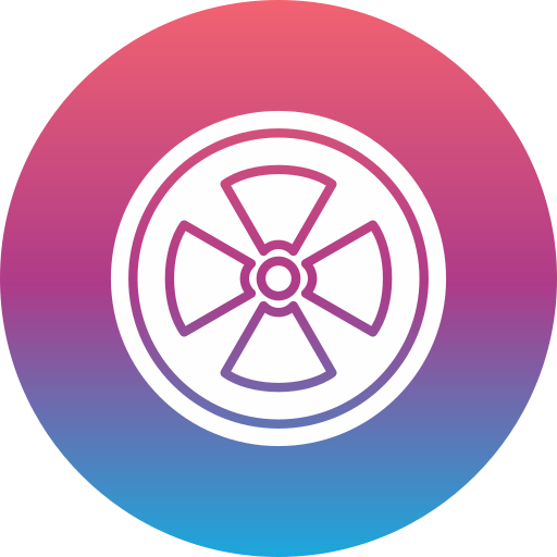 Radiation free icon