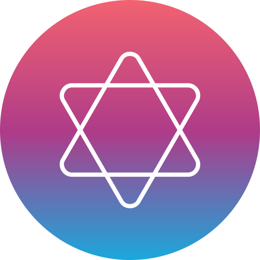 hexagrama icono gratis