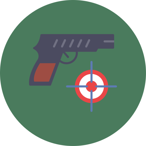 Shooting free icon Shooting free icon